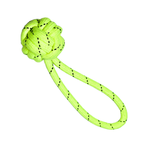 Dog Rope Toy 1knot Ball (Assort, Small)
