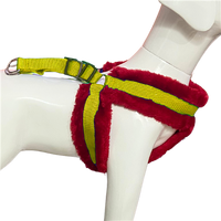 Nylon Dog Harness Soft Fur Padded With Adjustable Straps