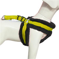Nylon Dog Harness Soft Fur Padded With Adjustable Straps