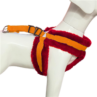 Nylon Dog Harness Soft Fur Padded With Adjustable Straps