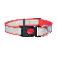 Reflective Dog Neck Collar, Quick Release Lock Buckle, Adjustable Neck Length