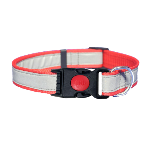 Reflective Dog Neck Collar, Quick Release Lock Buckle, Adjustable Neck Length